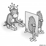 Monkey in Logothetis's Experiment